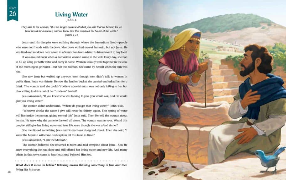 Easter Storybook Living Water interior page