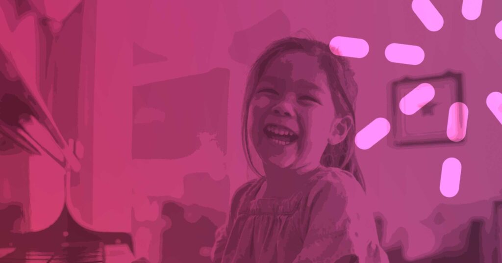 girl laughing