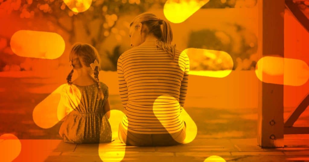 Simple ways to show sad children you care