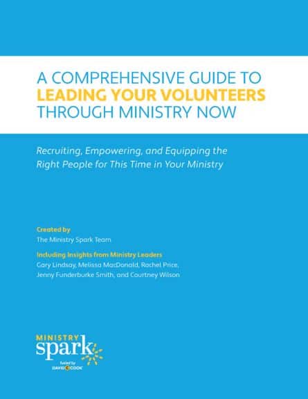 A Comprehensive Guide to Leading Your Volunteers through Ministry Now Cover